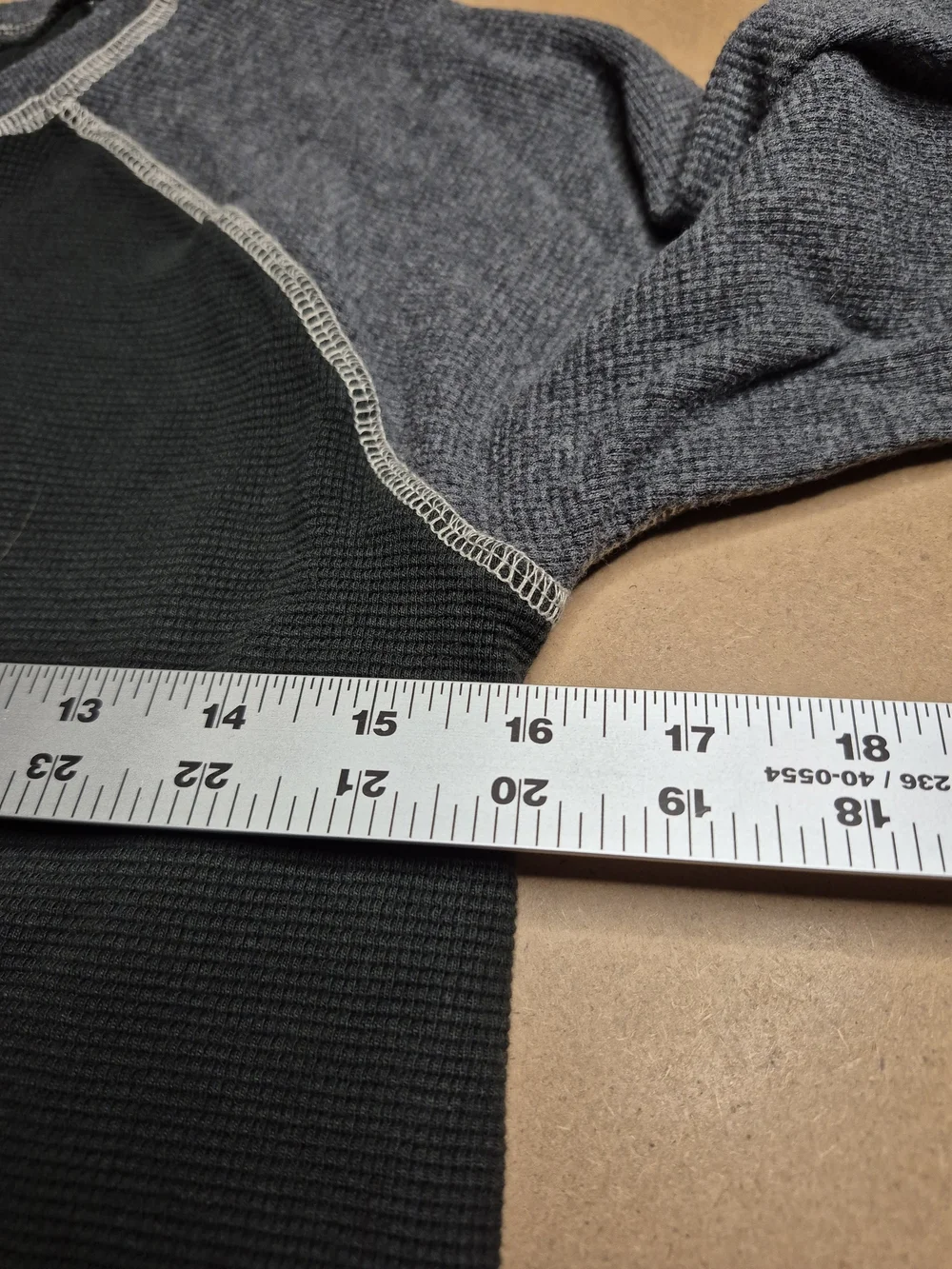 Polo Ralph Lauren Charcoal & Gray Henley Thermal 4460/4